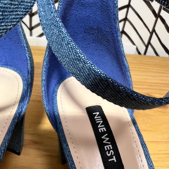 Nine West Women's jean sandals size 9 - Picture 7 of 7